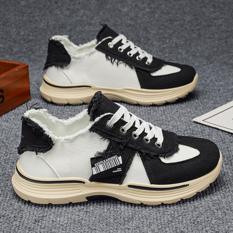 Men Shoes Regular Use - Zapatos Vulcanizados de Tendencia Coreana Minimalista