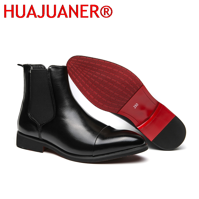 Men'S Shoes Hush Puppies - Botas Chelsea negras de estilo británico