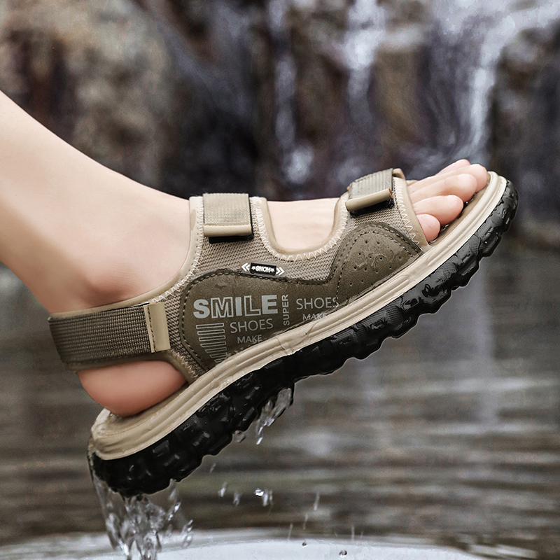 Men Shoes Velcro - Sandalias de Verano 2026 para Hombre,
