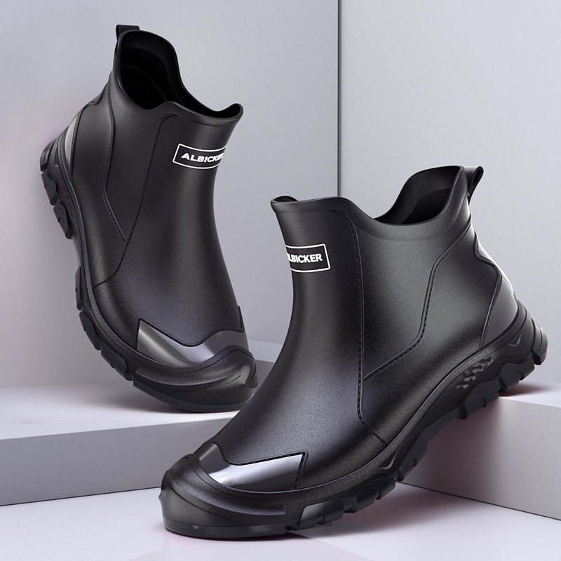 Men'S Shoes Water Resistant - Botas de lluvia cortas para hombre,