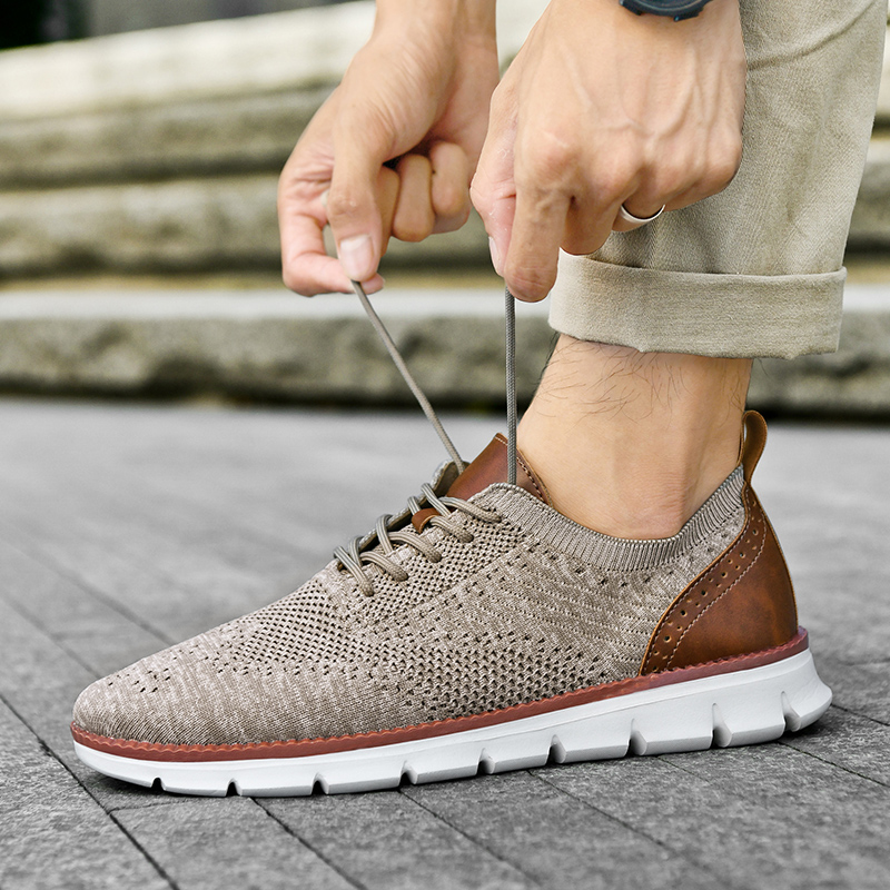 Men'S Shoes Dress Casual - Zapatos Casuales para Hombre, Clásicos, Transpirables,