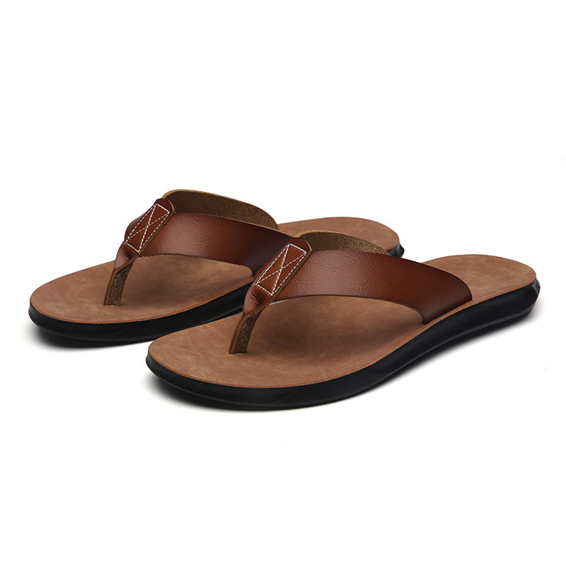Men'S Shoes Dress Casual - Sandalias Italianas de Cuero Nuevas para