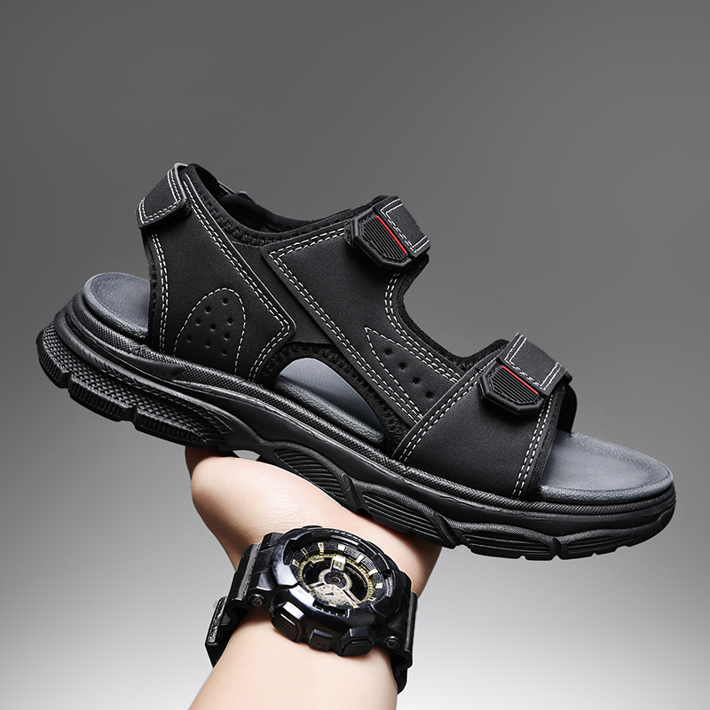 Men Shoes Velcro - Sandalias de Hombre para Exteriores con