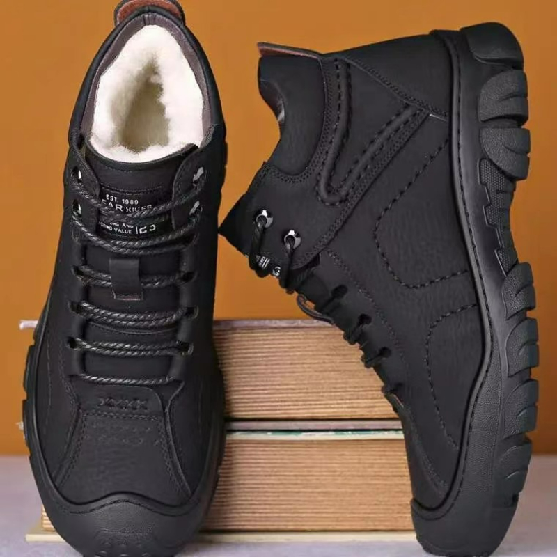 Men'S Shoes Dress Casual - Botas de hombre con cordones, botines