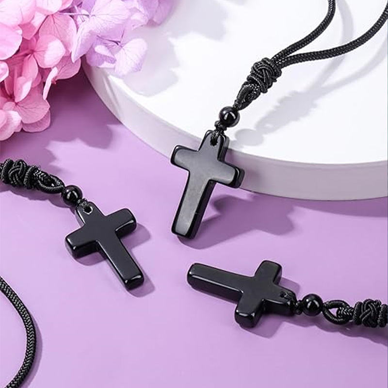 Sport Slide Men - CSJA-collar con colgante de cruz de