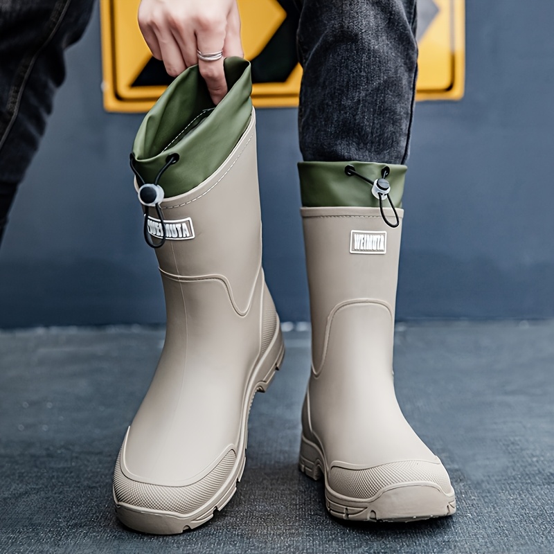 Men'S Shoes Water Resistant - Botas de lluvia impermeables para hombre,