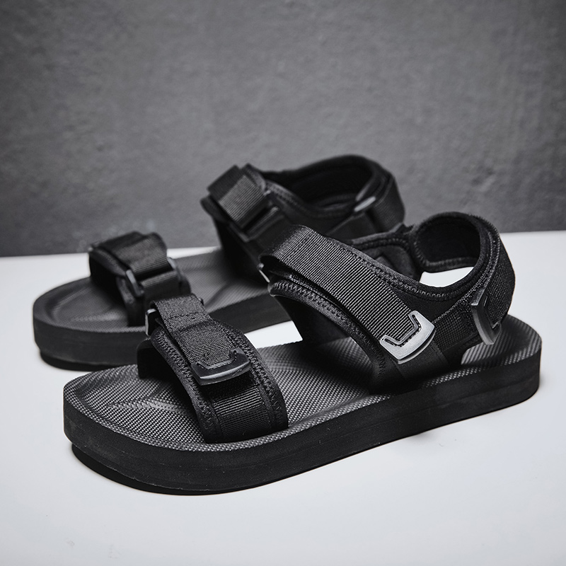 Sandalias planas ajustables pa - Men Shoes Velcro reseña y precio