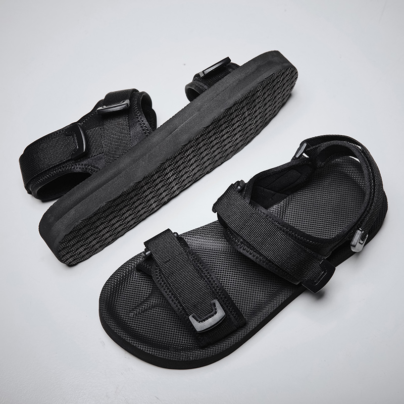 Sandalias planas ajustables pa - Men Shoes Velcro reseña y precio