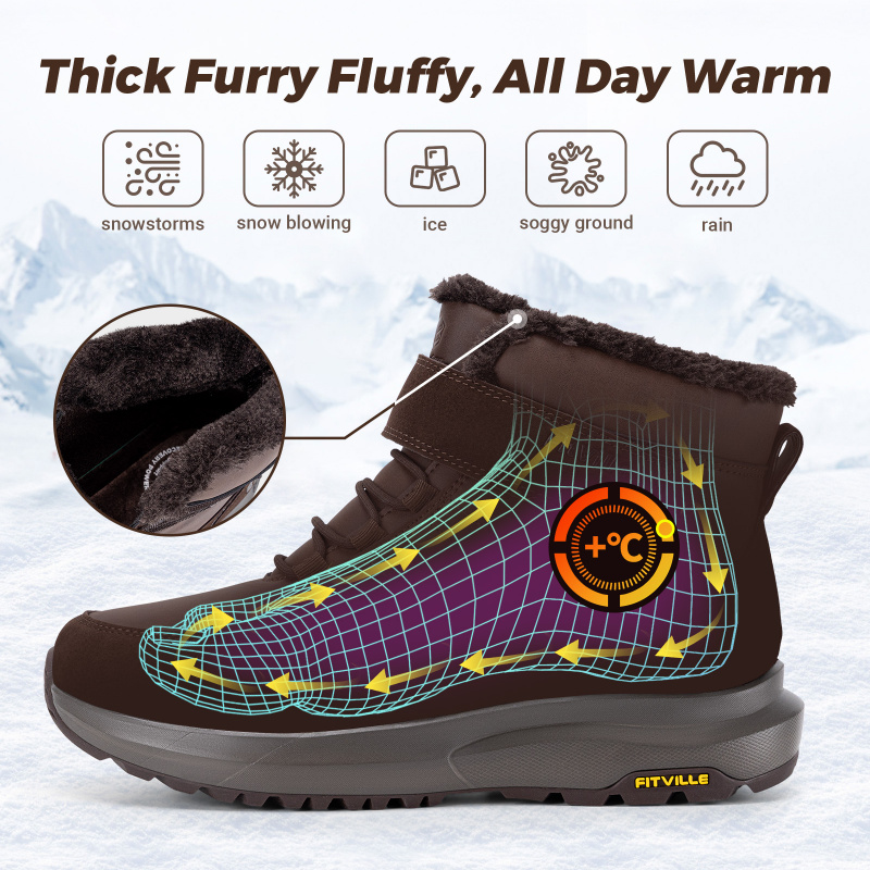 Botas de Invierno para Hombre  - Men'S Shoes Water Resistant reseña y precio