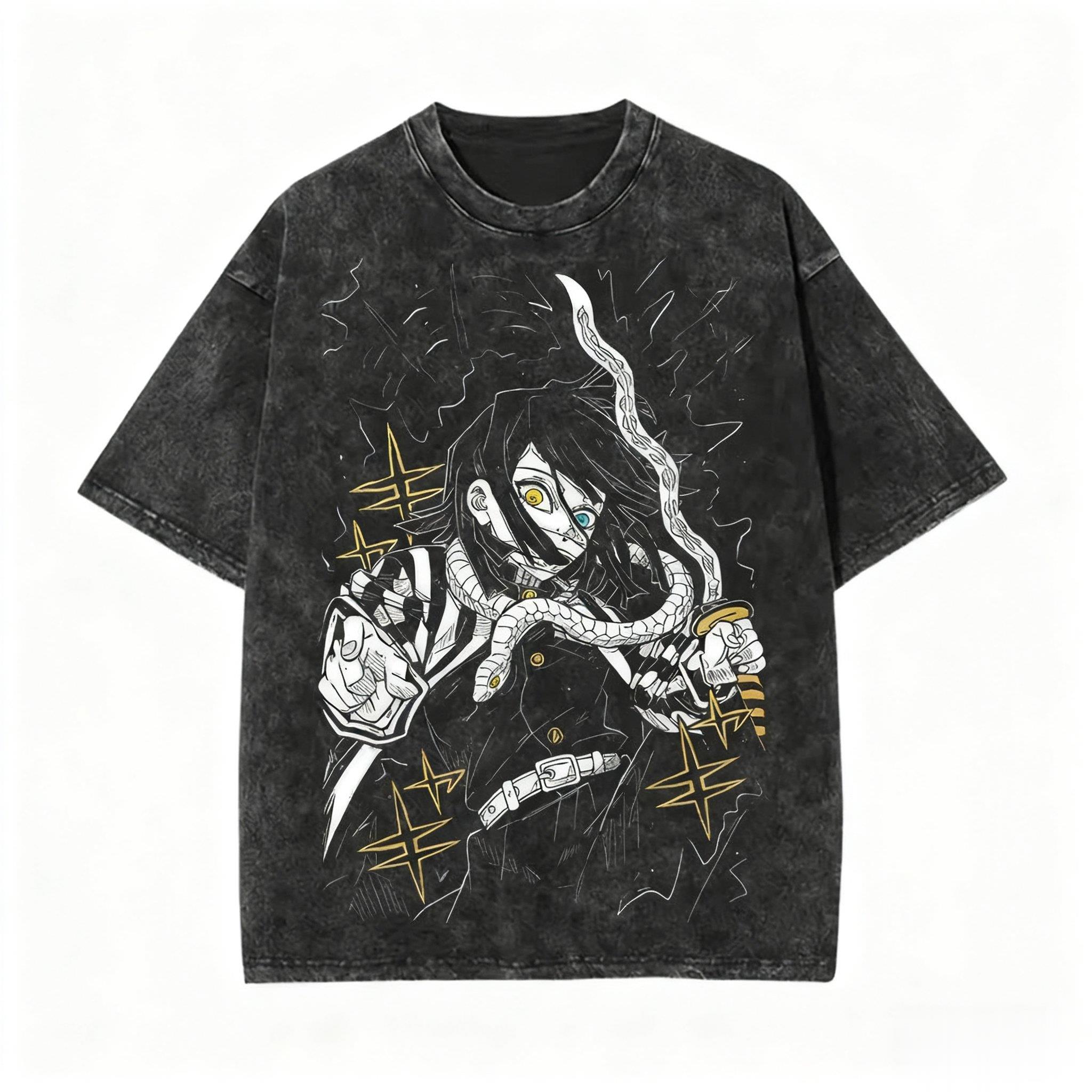 Camiseta con gráfico lavado Vi - Men Shoes Japan reseña y precio
