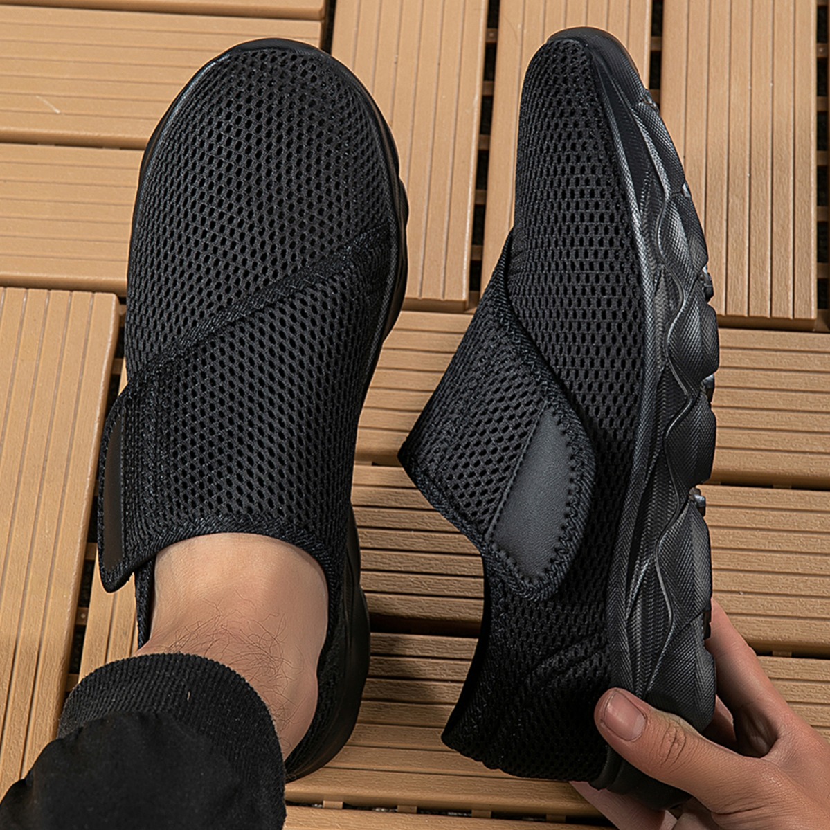 Nuevos Zapatos Deportivos Tran - Men Shoes Velcro reseña y precio