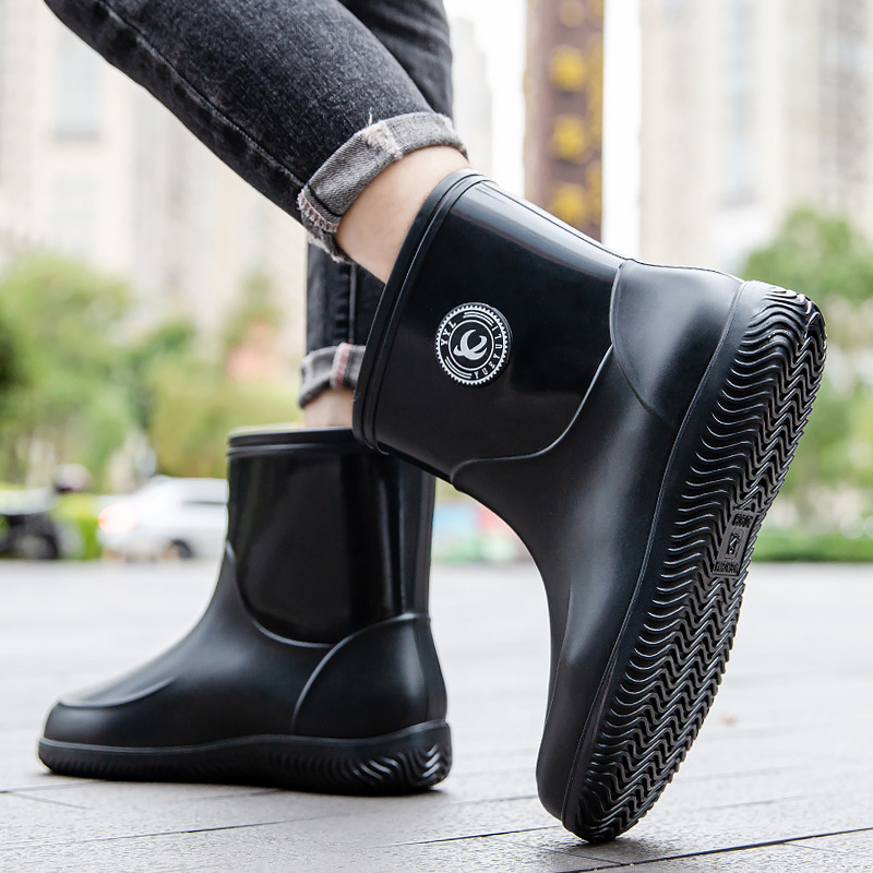 Botas de lluvia a media pantor - Men'S Shoes Water Resistant reseña y precio