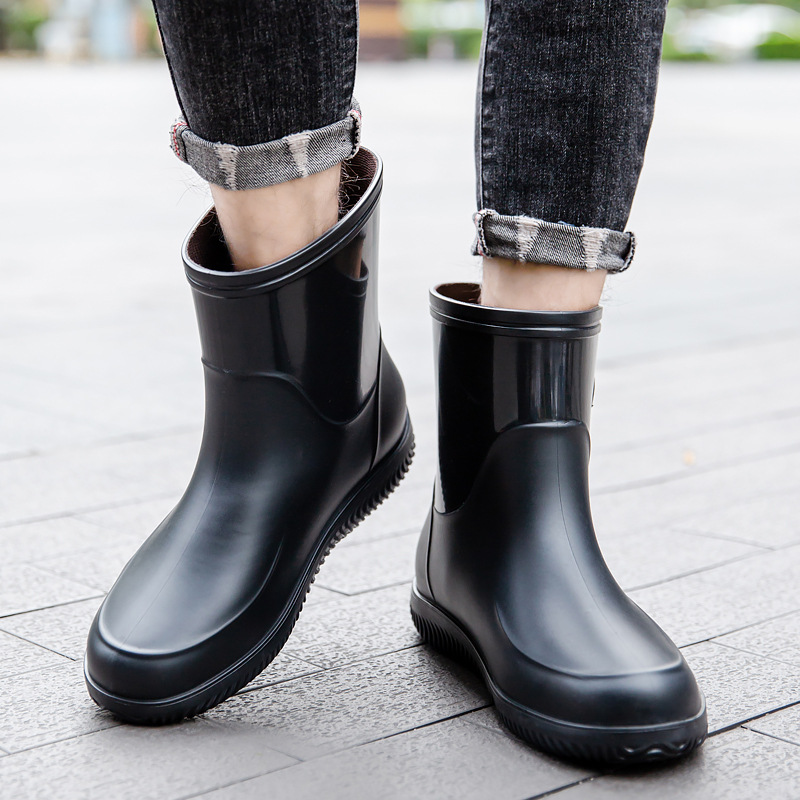 Botas de lluvia a media pantor - Men'S Shoes Water Resistant reseña y precio
