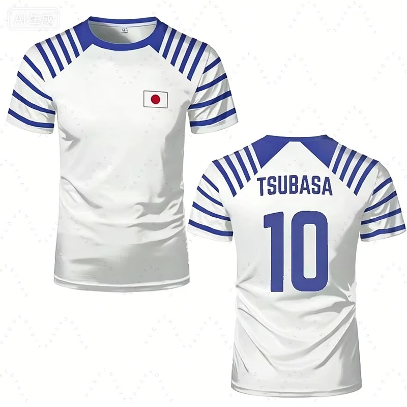 Camiseta de Anime Captain Tsub - Men Shoes Japan reseña y precio