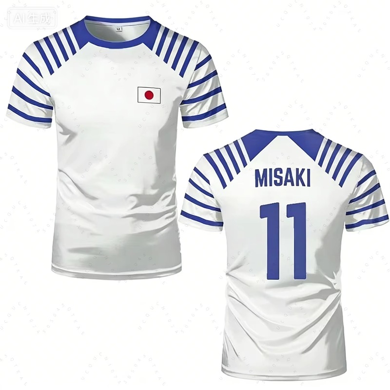 Camiseta de Anime Captain Tsub - Men Shoes Japan reseña y precio