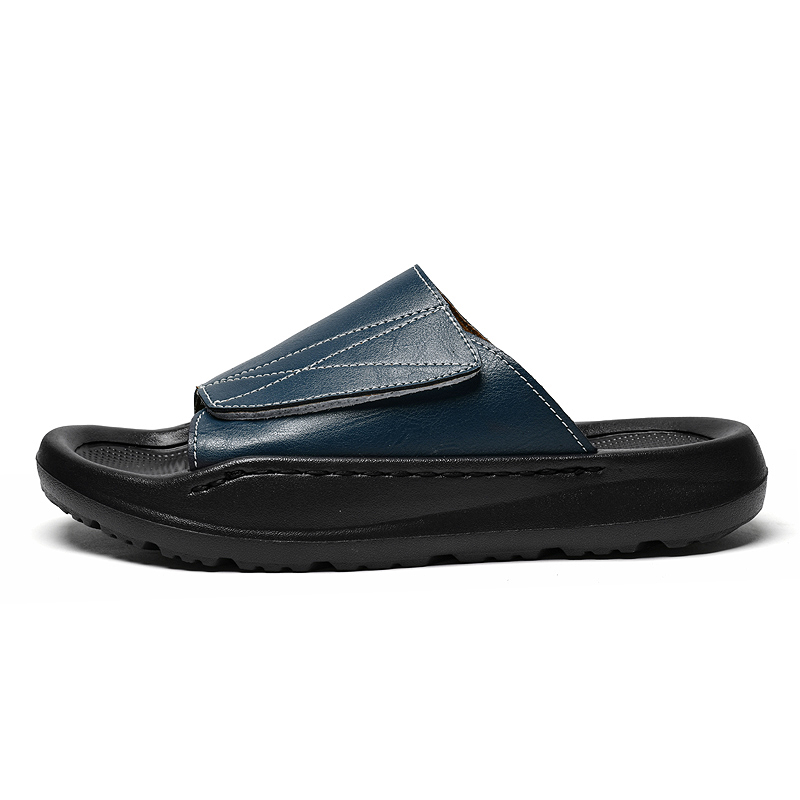 Sandalias de cuero Easy-top pa - Men Shoes Velcro reseña y precio