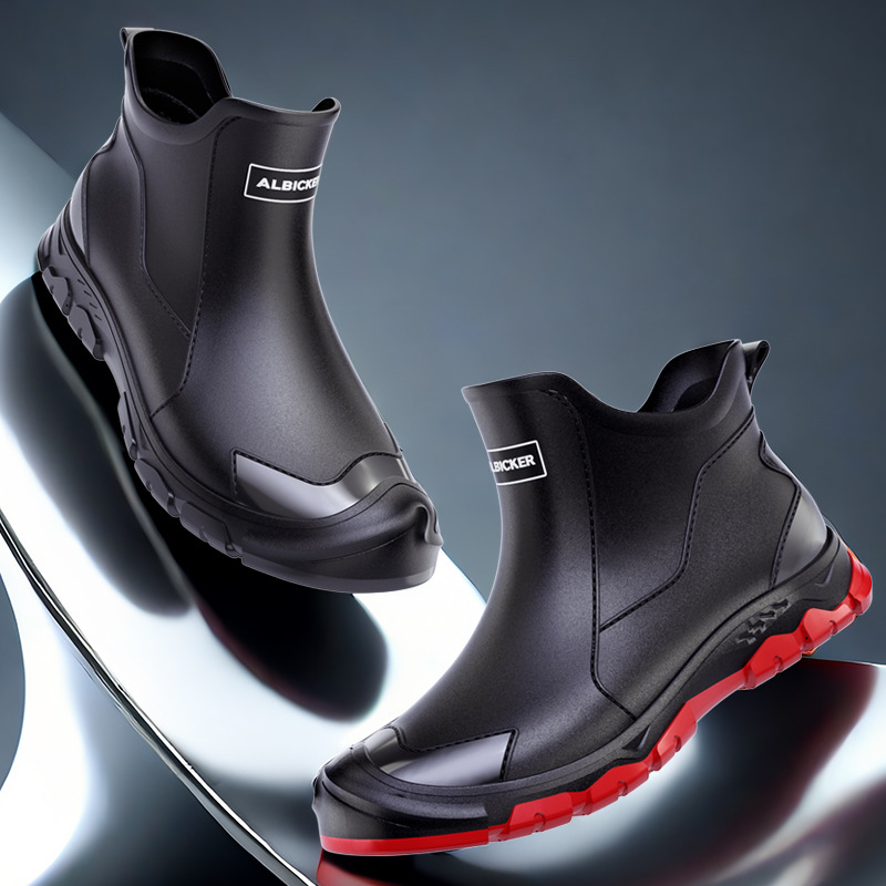 Botas de lluvia cortas para ho - Men'S Shoes Water Resistant reseña y precio