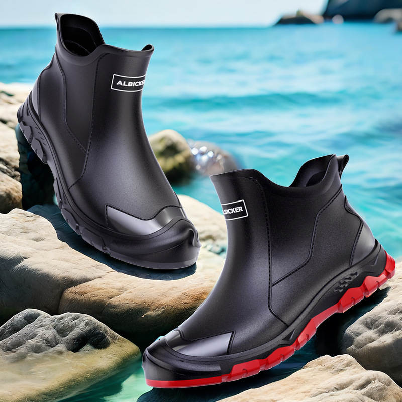 Botas de lluvia cortas para ho - Men'S Shoes Water Resistant reseña y precio