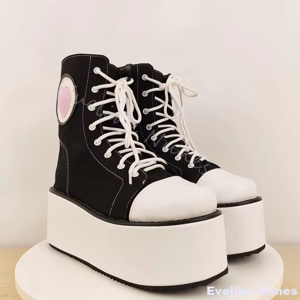 Zapatos de lona de suela grues - Canvas Sneaker High reseña y precio