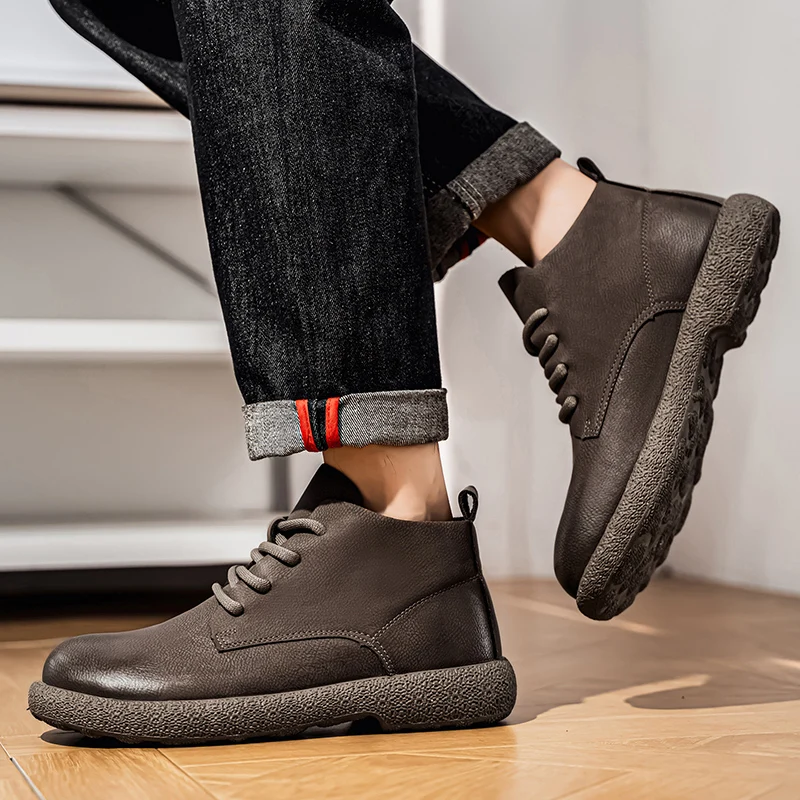 Botines para hombre Botas cort - Men Shoes Trends reseña y precio