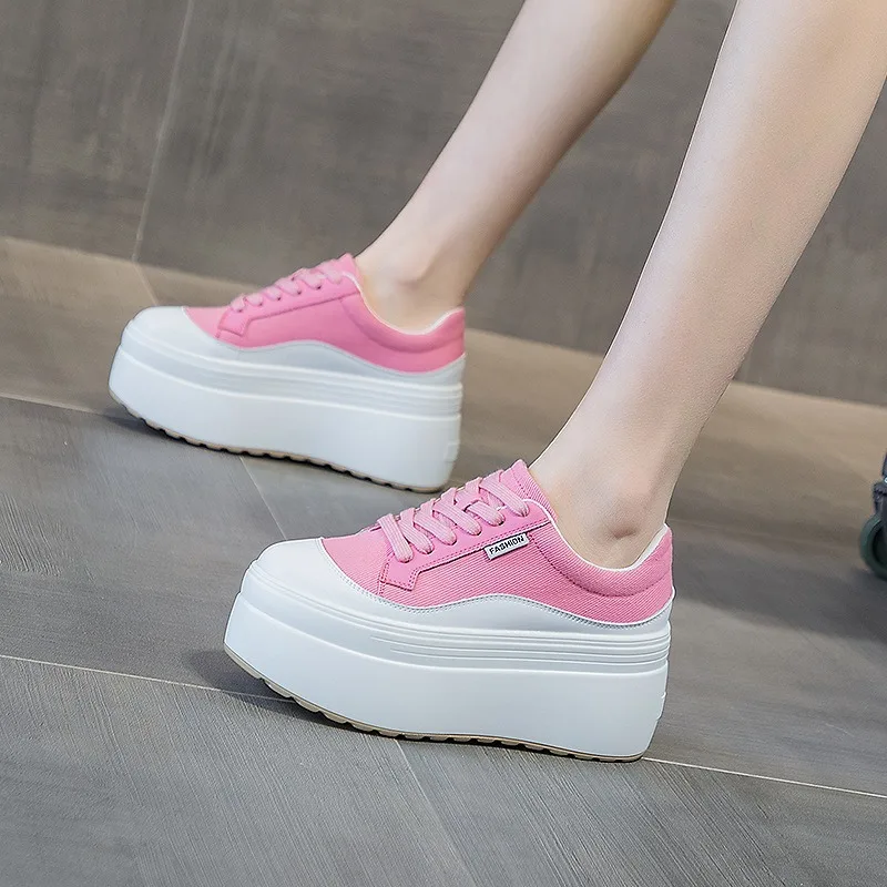 8cm nueva lona cuero genuino m - Canvas Sneaker High reseña y precio