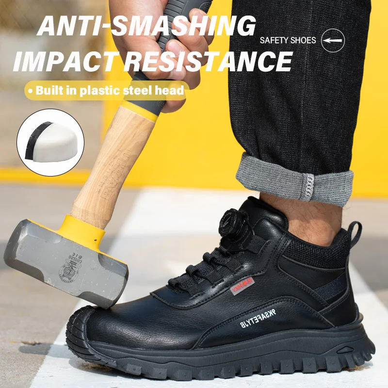 Zapatos de seguridad para homb - Men'S Shoes Water Resistant reseña y precio