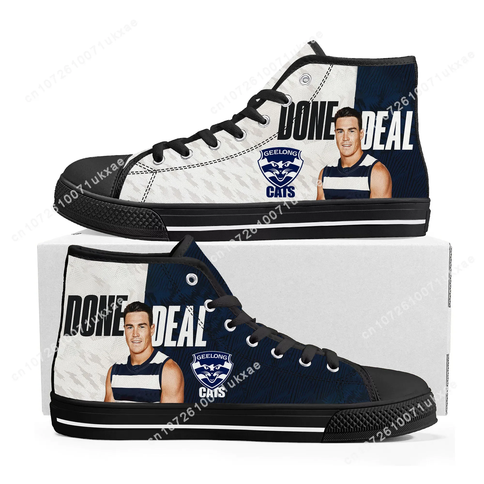 Geelong Cats-Zapatillas de fút - Canvas Sneaker High reseña y precio