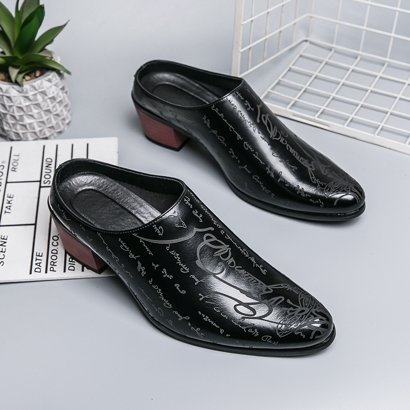 Mules de Cuero Marrón para Hom - Men'S Shoes Dress Casual reseña y precio
