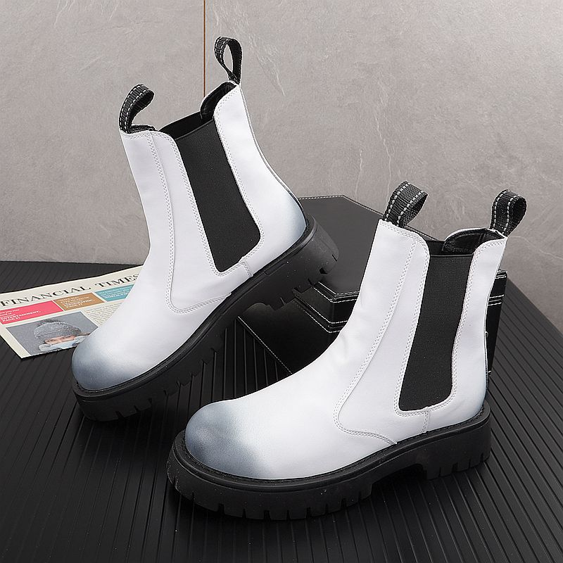 Botas de cuero genuino de lujo - Men Shoes Trends reseña y precio