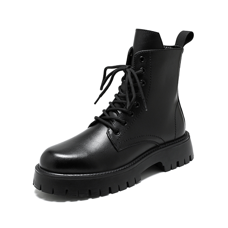 Botas de cuero genuino de lujo - Men Shoes Trends reseña y precio