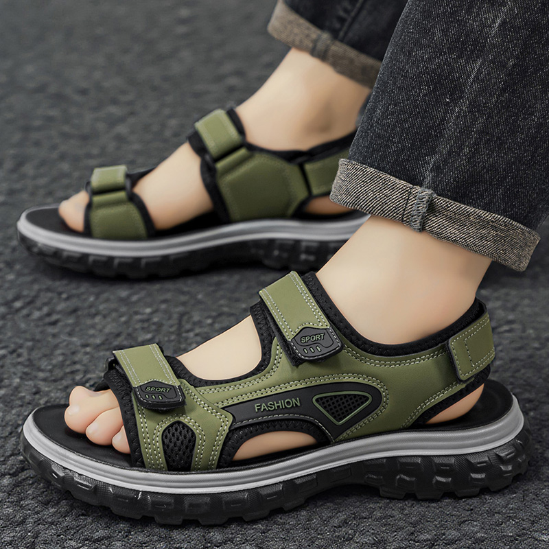 Sandalias de playa informales  - Men Shoes Velcro reseña y precio