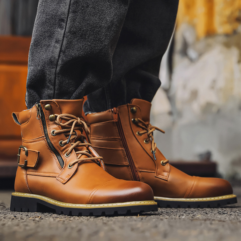 Botas de cuero de calidad para - Men'S Shoes Quality reseña y precio