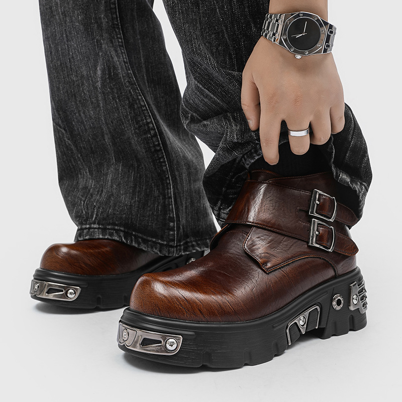 Botas de plataforma punk gótic - Men Shoes Trends reseña y precio