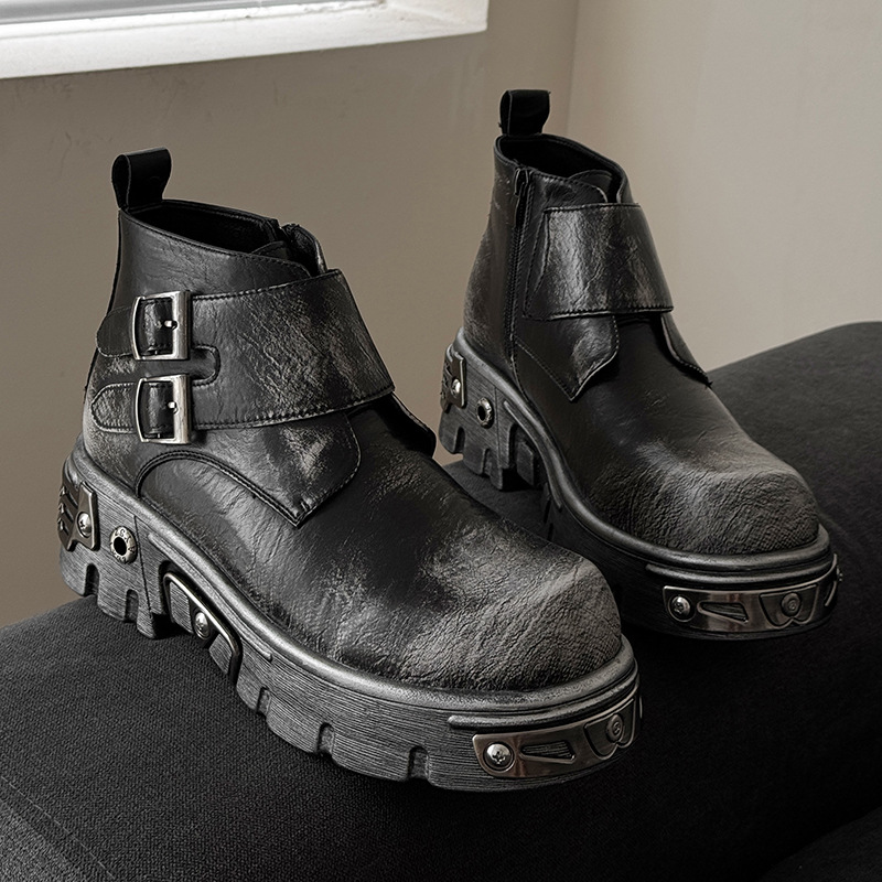 Botas de plataforma punk gótic - Men Shoes Trends reseña y precio