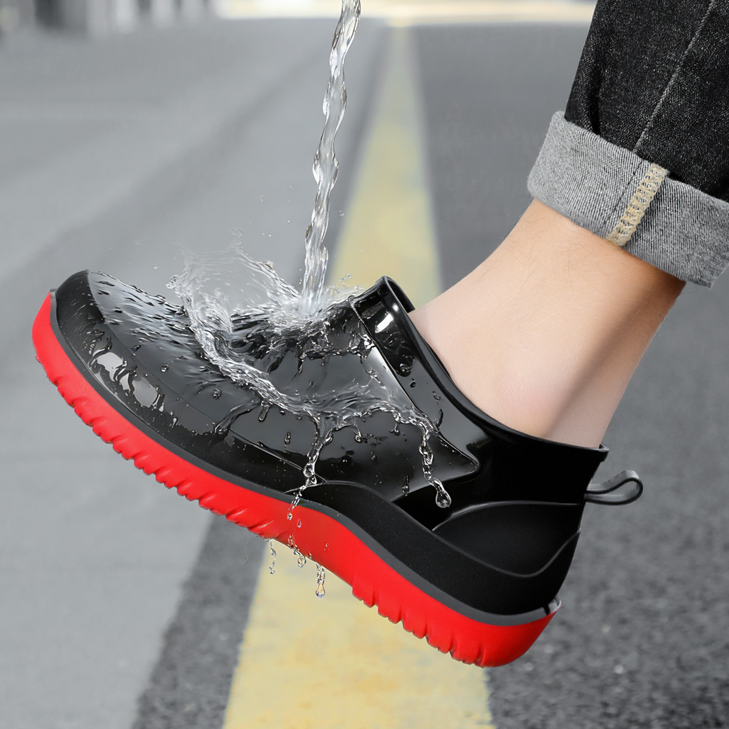 Botas de lluvia para hombre, z - Men'S Shoes Water Resistant reseña y precio