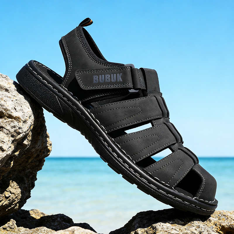BUBUK Sandalias deportivas de  - Men Shoes Velcro reseña y precio